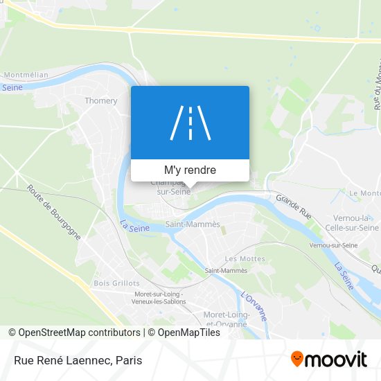 Rue René Laennec plan