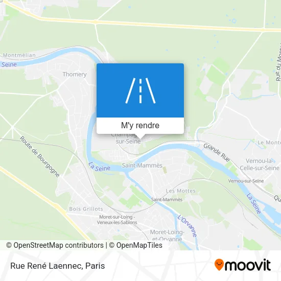 Rue René Laennec plan