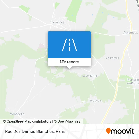 Rue Des Dames Blanches plan