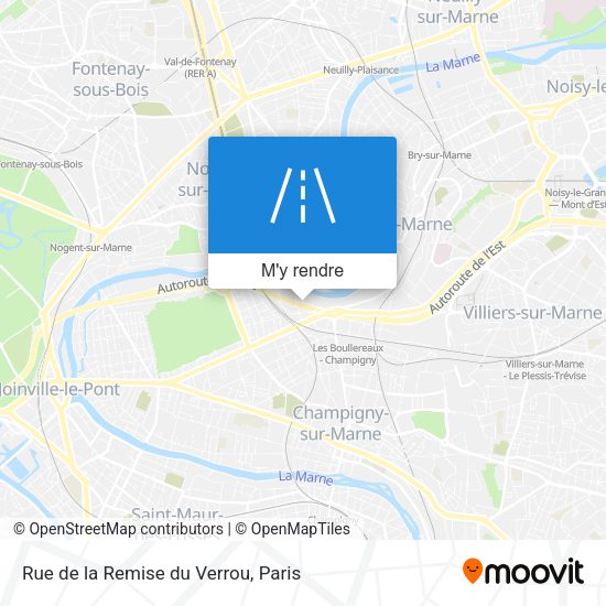 Rue de la Remise du Verrou plan