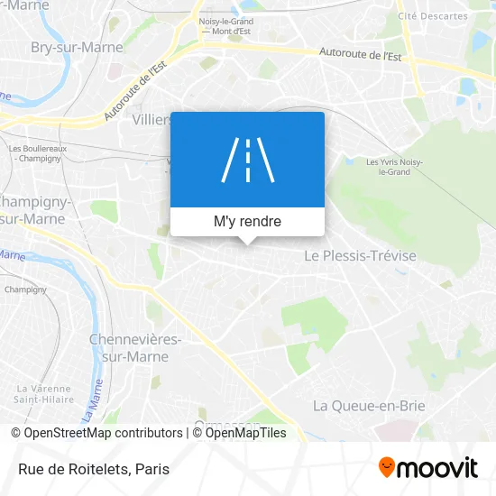 Rue de Roitelets plan