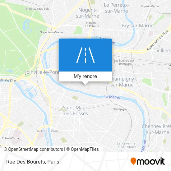 Rue Des Bourets plan