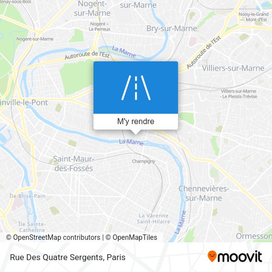 Rue Des Quatre Sergents plan
