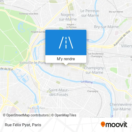 Rue Félix Pyat plan