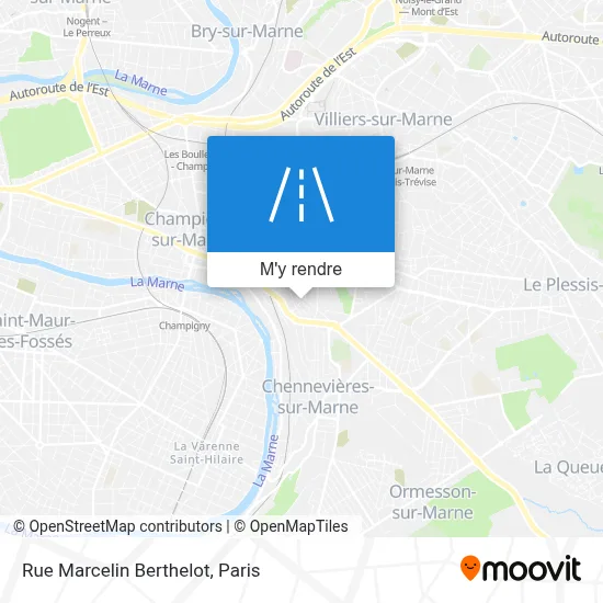 Rue Marcelin Berthelot plan