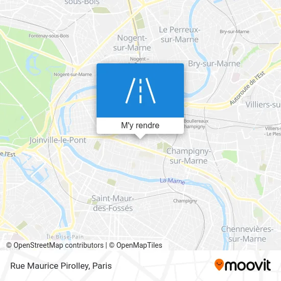 Rue Maurice Pirolley plan