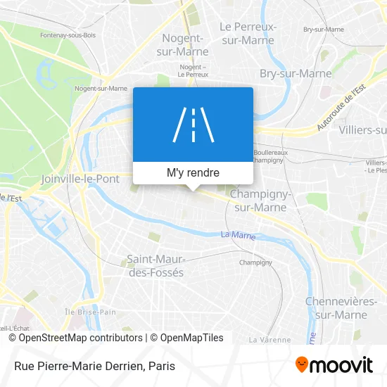Rue Pierre-Marie Derrien plan