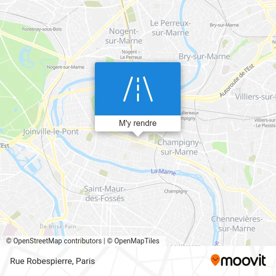 Rue Robespierre plan