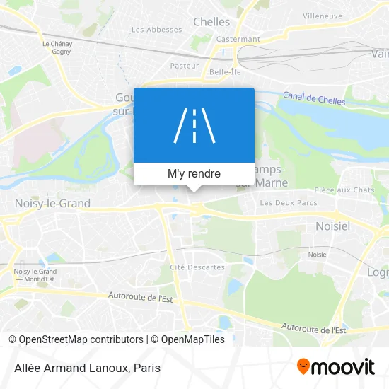 Allée Armand Lanoux plan