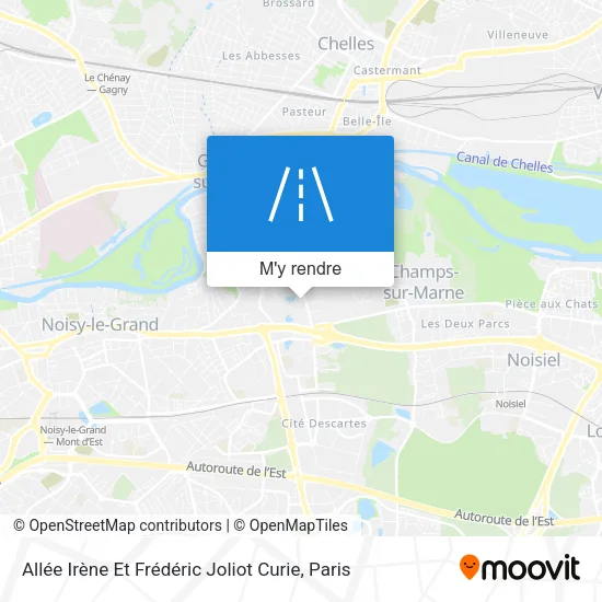 Allée Irène Et Frédéric Joliot Curie plan
