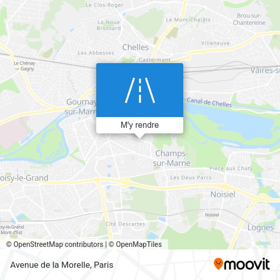 Avenue de la Morelle plan