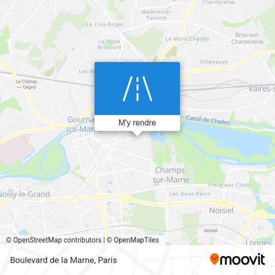 Boulevard de la Marne plan