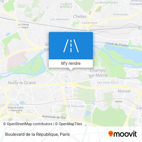 Boulevard de la République plan