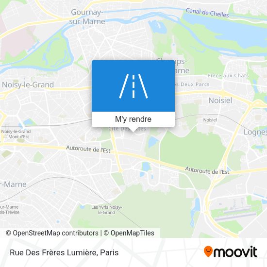 Rue Des Frères Lumière plan