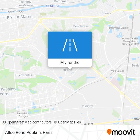 Allée René Poulain plan