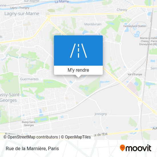 Rue de la Marnière plan