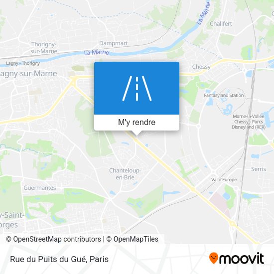 Rue du Puits du Gué plan
