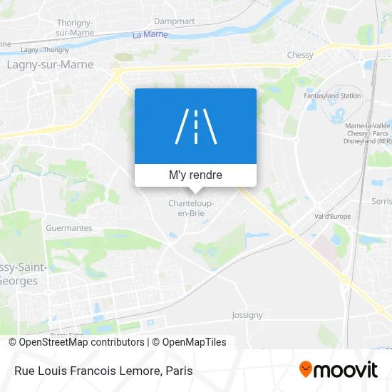 Rue Louis Francois Lemore plan