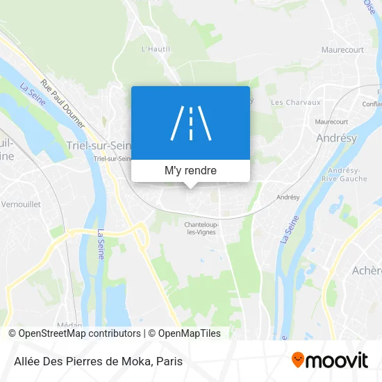 Allée Des Pierres de Moka plan