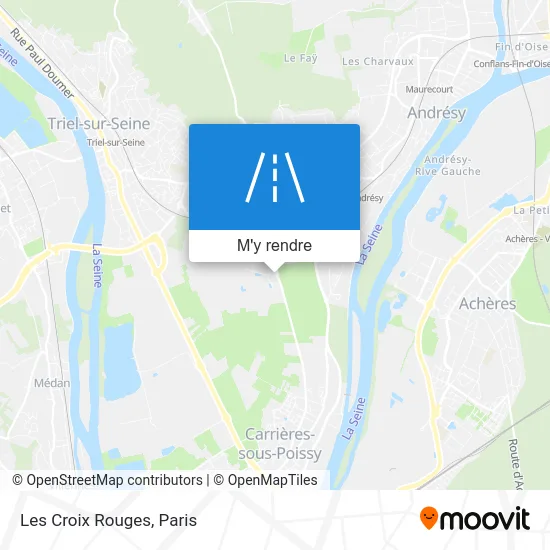 Les Croix Rouges plan