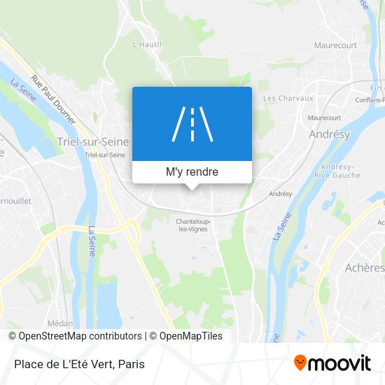 Place de L'Eté Vert plan