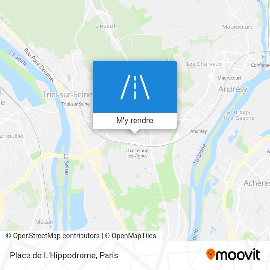Place de L'Hippodrome plan