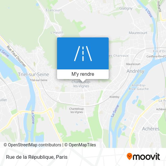 Rue de la République plan