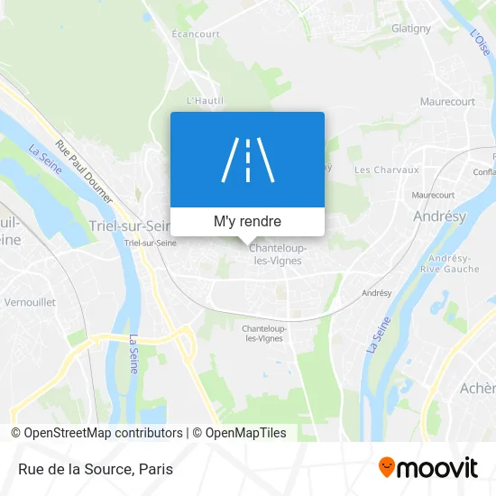 Rue de la Source plan