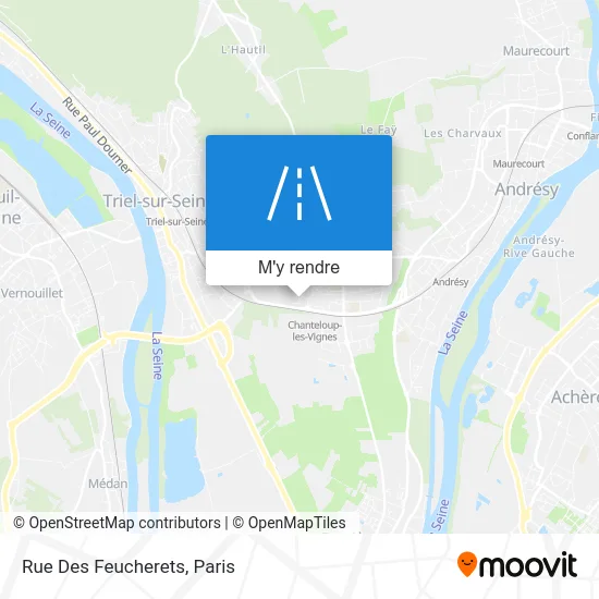 Rue Des Feucherets plan