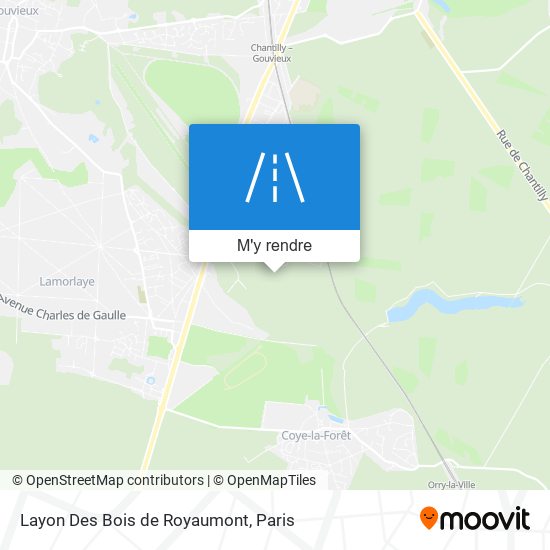 Layon Des Bois De Royaumont plan