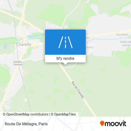 Route De Mélagre plan