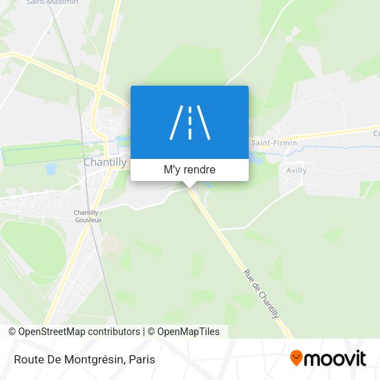 Route De Montgrésin plan