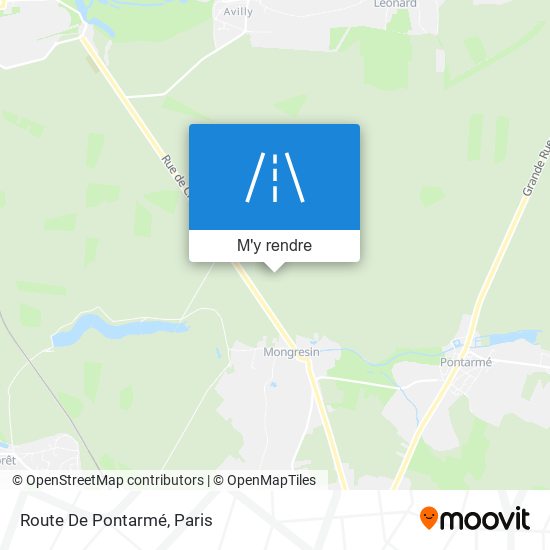 Route De Pontarmé plan