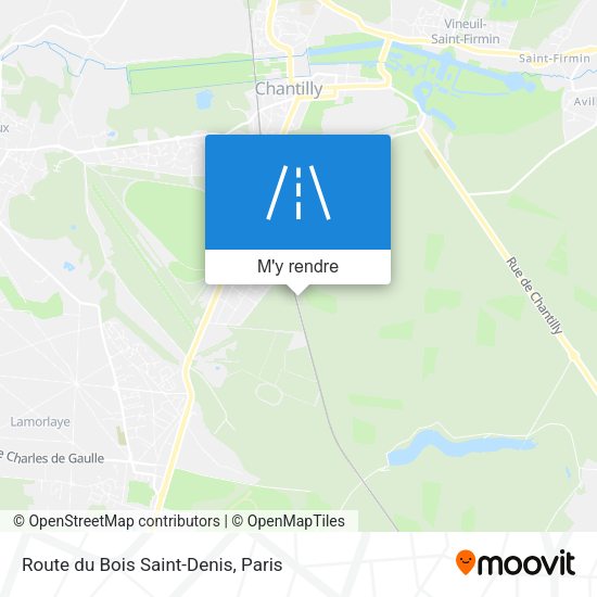 Route du Bois Saint-Denis plan