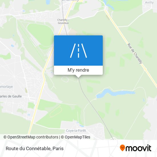 Route du Connétable plan