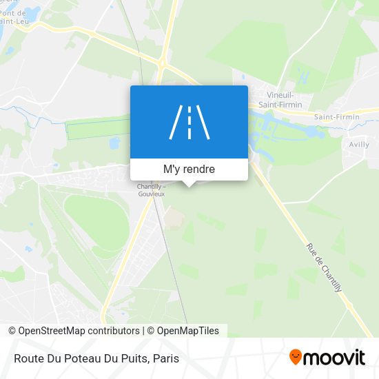 Route Du Poteau Du Puits plan