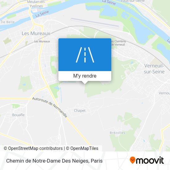 Chemin de Notre-Dame Des Neiges plan