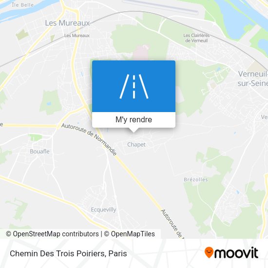 Chemin Des Trois Poiriers plan