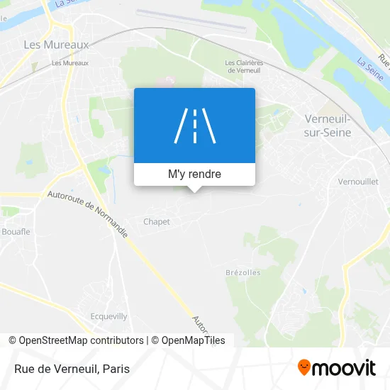 Rue de Verneuil plan