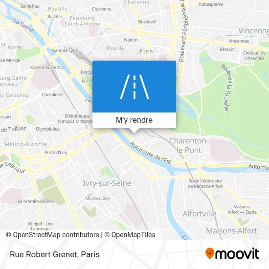 Rue Robert Grenet plan