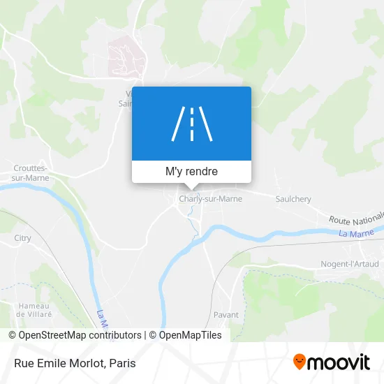 Rue Emile Morlot plan