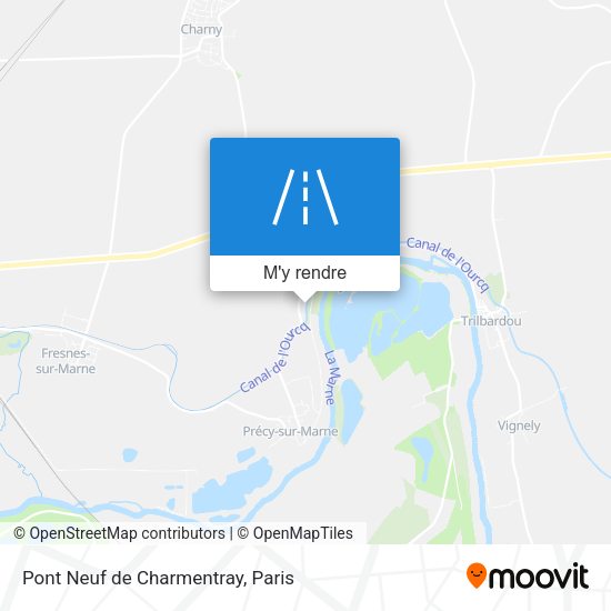 Pont Neuf de Charmentray plan