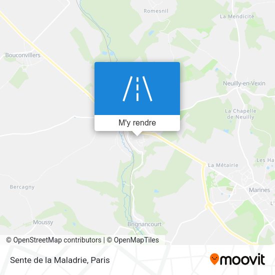 Sente de la Maladrie plan