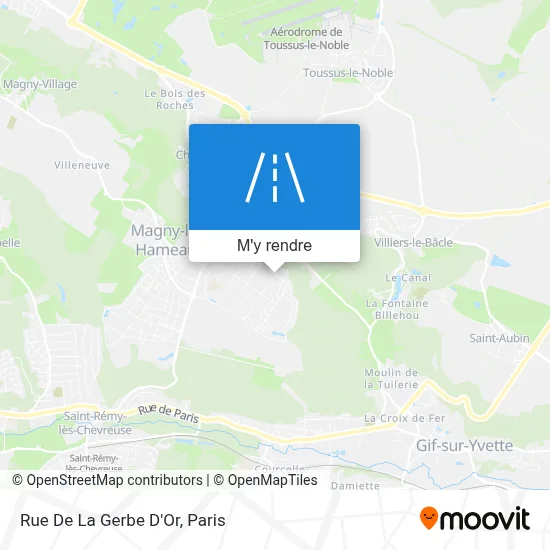 Rue De La Gerbe D'Or plan