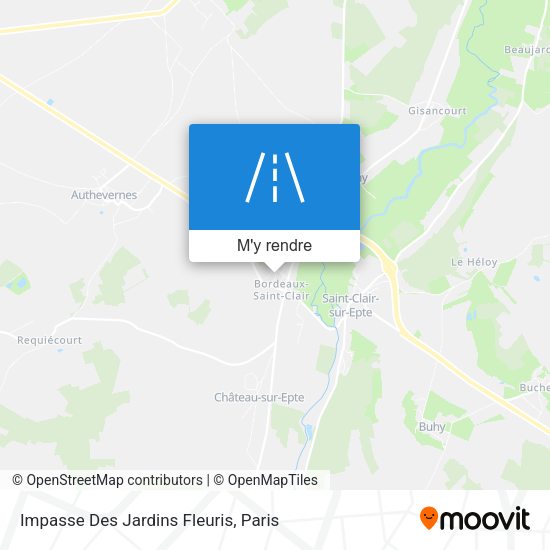 Impasse Des Jardins Fleuris plan