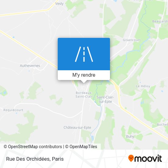 Rue Des Orchidées plan