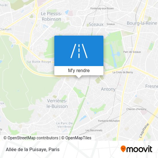 Allée de la Puisaye plan