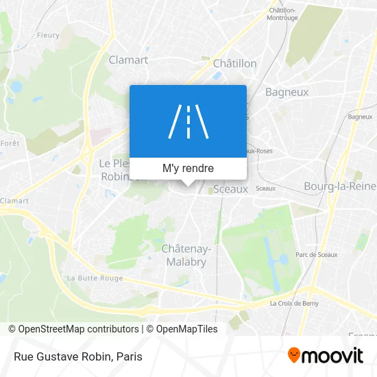 Rue Gustave Robin plan