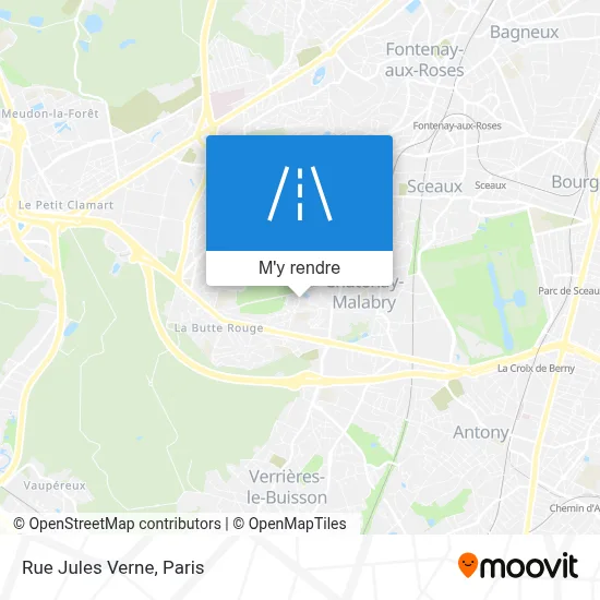 Rue Jules Verne plan