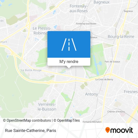 Rue Sainte-Catherine plan